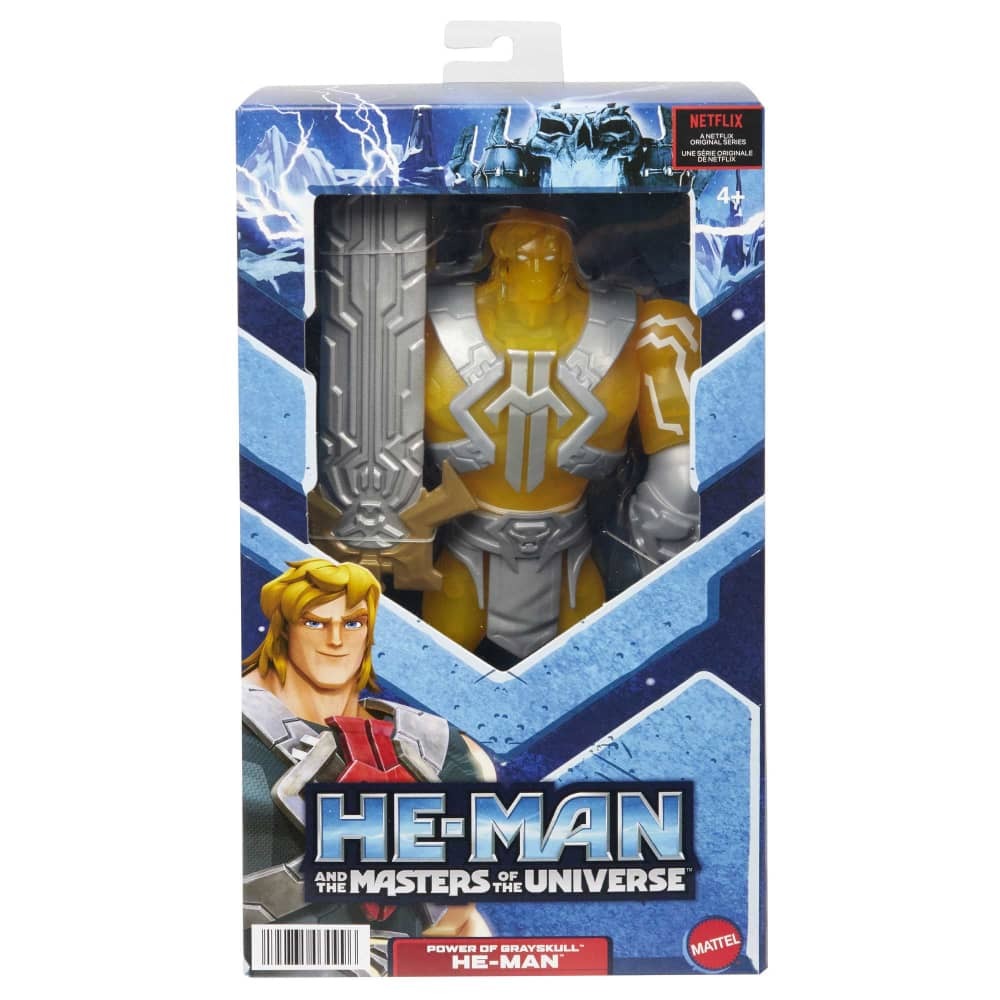 HE-MAN AND THE MASTERS OF THE UNIVERSE (2021) - POWER OF GRAYSKULL HE-MAN 8.5” ACTION FIGURE - Toyworld Frankston
