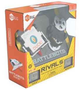 HEXBUGS BATTLEBOTS RIVALS 2 PK DUCK! AND ROTATOR - Toyworld Frankston