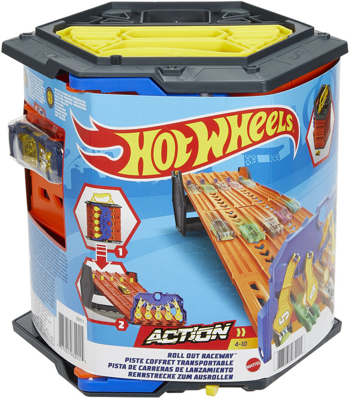 HOT WHEELS ROLL OUR RACE WAY TRACK SET - Toyworld Frankston
