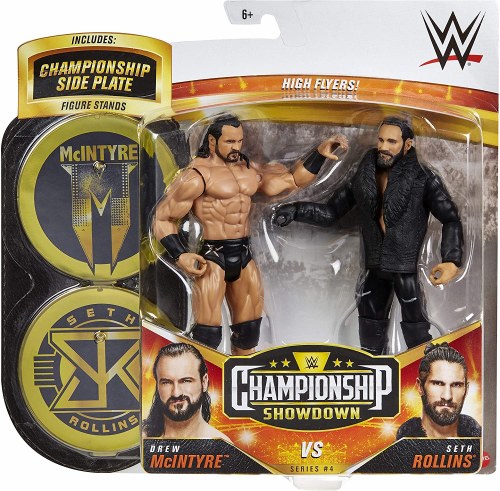 WWE FIGURE 2-PACK McINTYRE VS ROLLINS - Toyworld Frankston