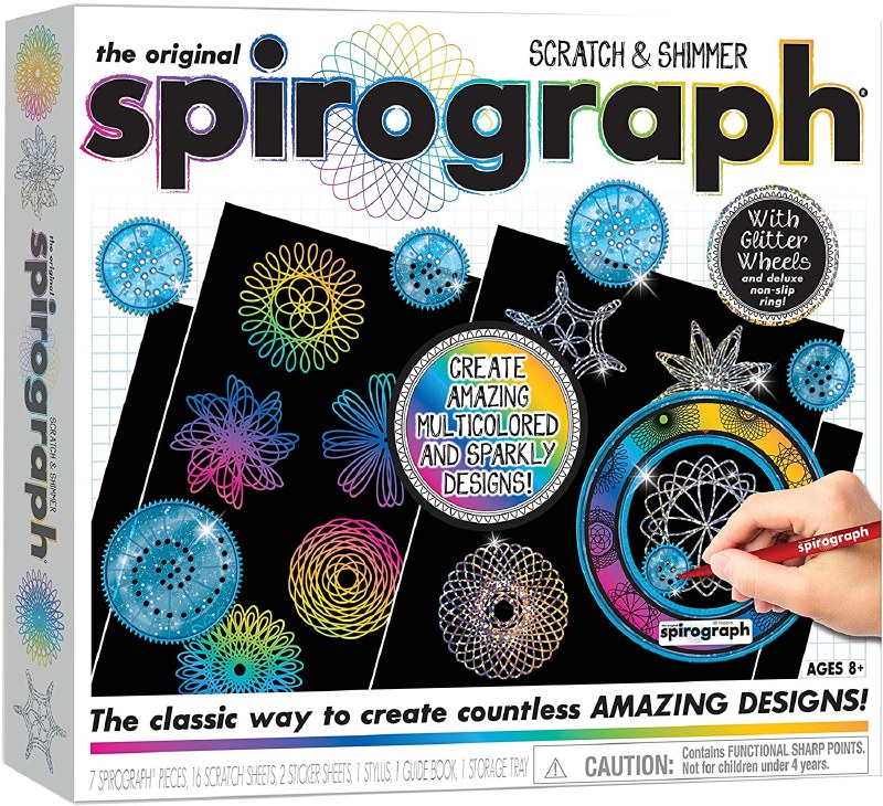 SPIROGRAPH SCRATCH AND SHIMMER