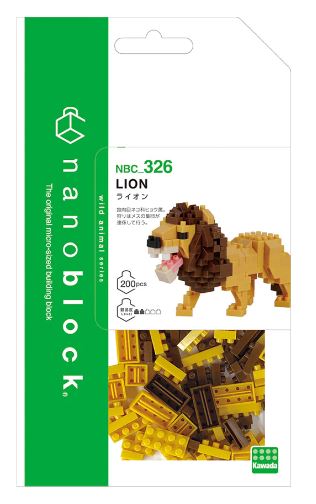 NANOBLOCK - LION 326 - Toyworld Frankston