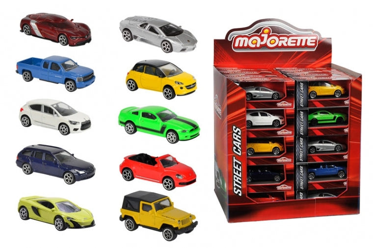 MAJORETTE STREET CARS DISPLAY BOX ASST - Toyworld Frankston