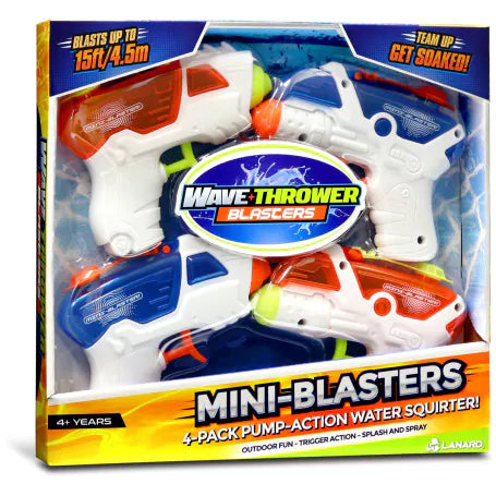 WATER WAVE WATER BLASTER 4PC - Toyworld Frankston