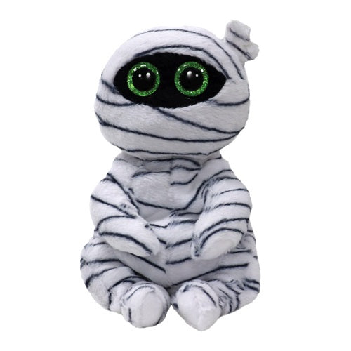 TY BEANIE BELLIES REG HALLOWEEN TATTERS MUMMY WHITE BELLY - Toyworld Frankston