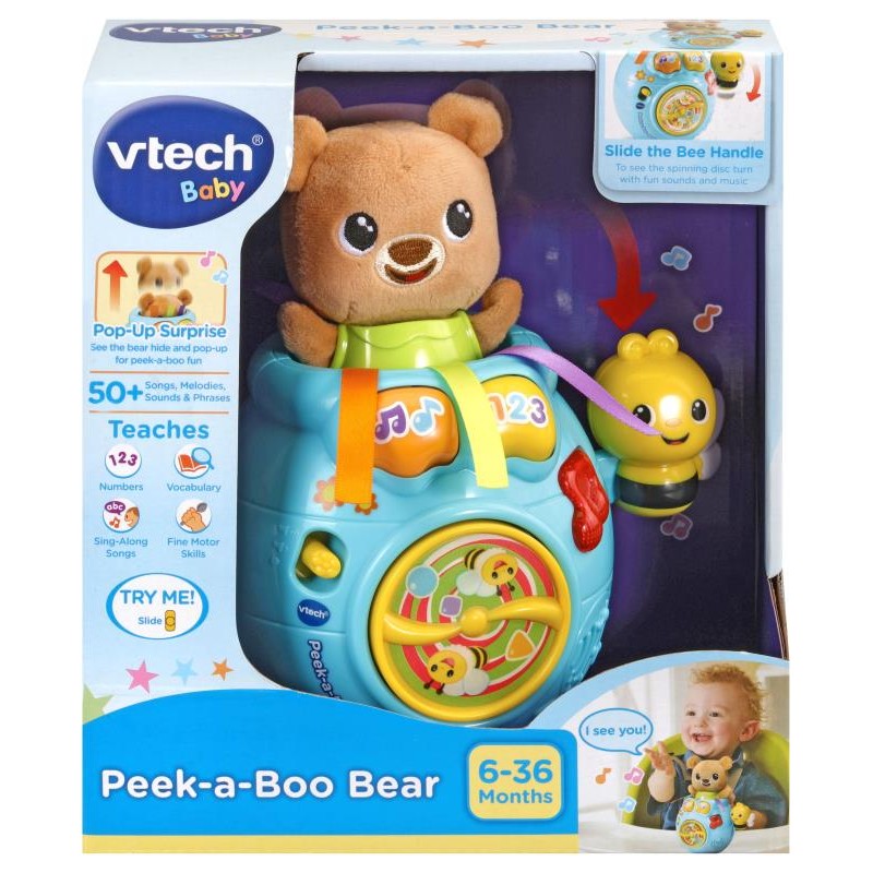 VTECH PEEK A  BOO BEAR - Toyworld Frankston