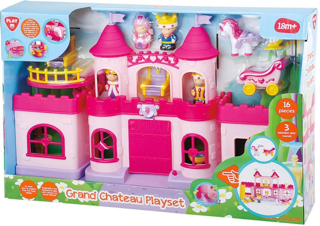 PLAYGO GRAND CHATEAU PLAYSET BATTERY OPERATED - Toyworld Frankston