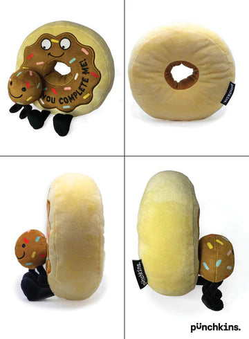 YOU COMPLETE ME PLUSH DONUT - Toyworld Frankston