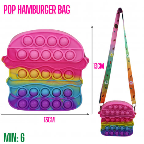 POP IT HAMBURGER BAG - Toyworld Frankston