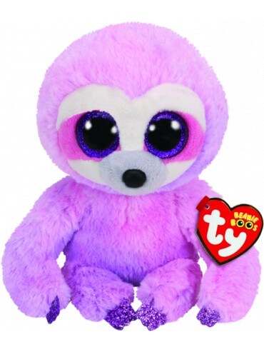 BEANIE BOO REG DREAMY PURPLE SLOTH | TY BEANIES | Toyworld Frankston