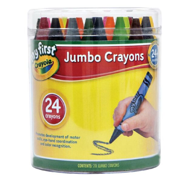 CRAYOLA - MY FIRST CRAYOLA JUMBO CRAYONS 24 PACK