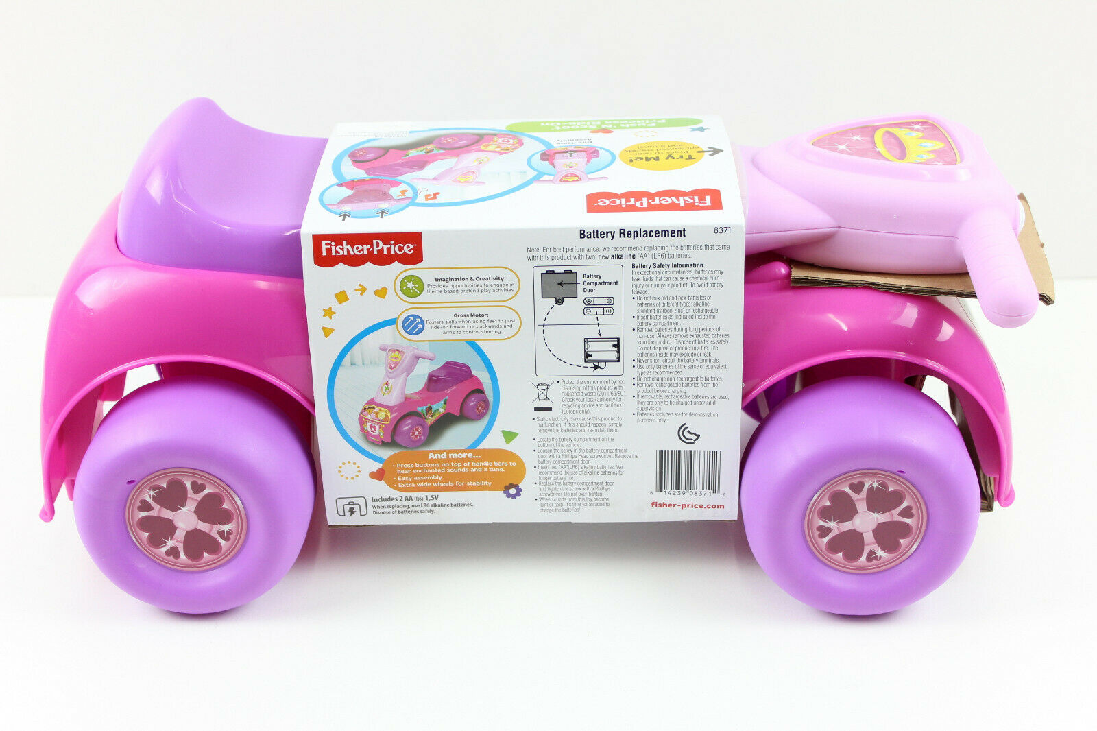 fisher price car with handle