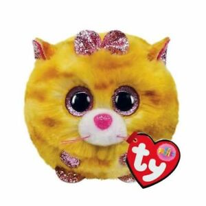 TY PUFFIES TABATHA YELLOW CAT - Toyworld Frankston