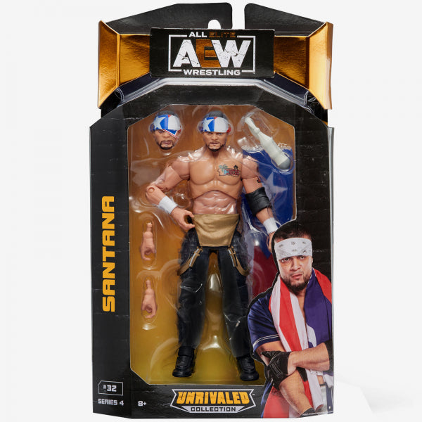 AEW UNRIVALED FIGURE PACK - SANTANA - Toyworld Frankston