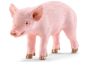 SCHLEICH - PIGLET STANDING - Toyworld Frankston