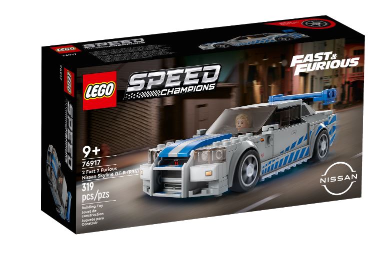 LEGO SPEED CHAMPIONS 76917 2 FAST 2 FURIOUS NISSAN SKYLINE GT-R (R34) - Toyworld Frankston