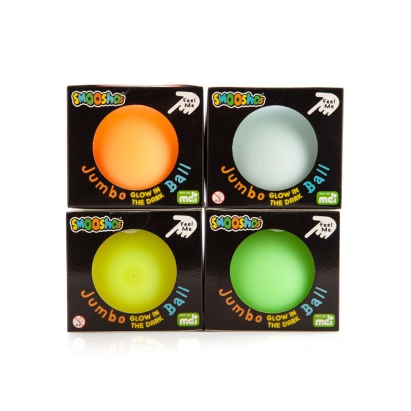 JUMBO SMOOSHOS BALL GLOW IN DARK BALL - Toyworld Frankston