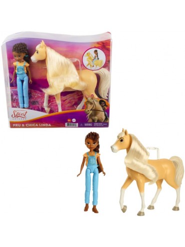 SPIRIT UNTAMED DOLL AND HORSE - PRU AND CHICA LINDA - Toyworld Frankston