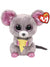 BEANIE BOO REG SQUEAKER MOUSE WITH CHEESE | TY BEANIES | Toyworld Frankston
