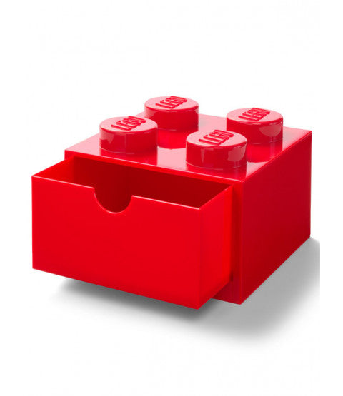 LEGO BRICK DRAWER 4 RED - Toyworld Frankston