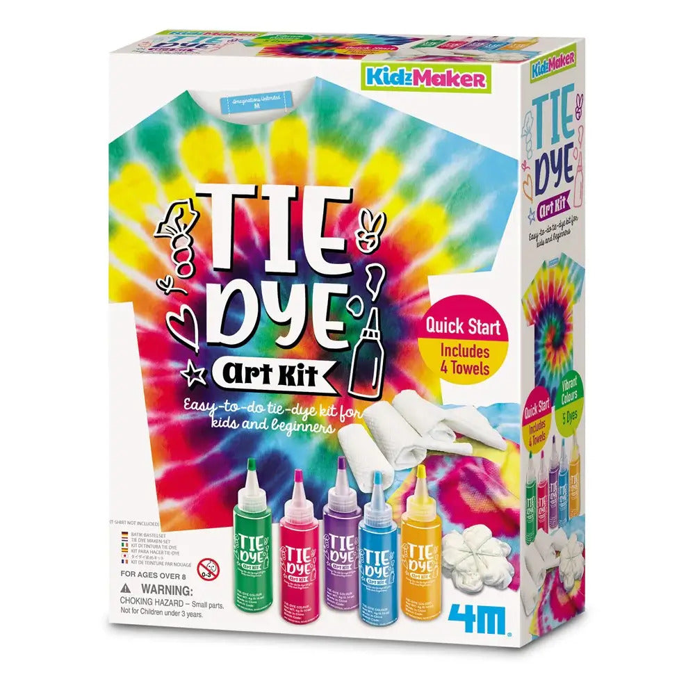 4M - KIDZMAKER TIE DYE ART KIT - Toyworld Frankston