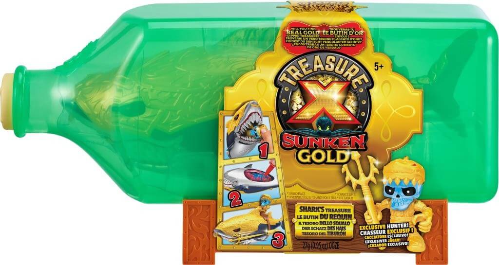 Treasure X Sunken Gold Sharks Treasure Glow - Toyworld Frankston