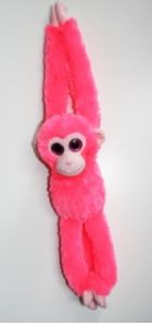 TRINKA PINK FLURO HANG MONKEY - Toyworld Frankston