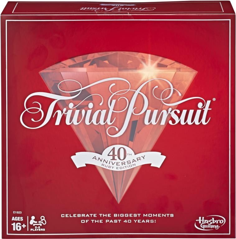 TRIVIAL PURSUIT 40TH ANNIVERSARY RUBY | Toyworld Frankston | Toyworld Frankston