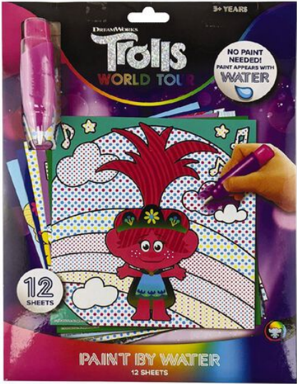 TROLLS 2 PAINT BY WATER | Toyworld Frankston | Toyworld Frankston