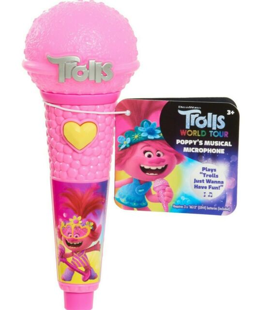 TROLLS POPPY MICROPHONE | Toyworld Frankston | Toyworld Frankston