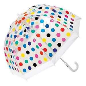 KIDS PVC BIRDCAGE UMBRELLA - SPOTS