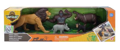 WILD QUEST JUNGLE ANIMAL GROUP SET - Toyworld Frankston
